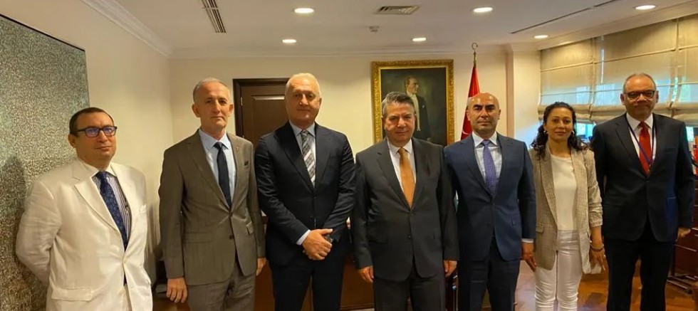 Abhaz-Fed Türkiye Cumhuriyeti Dışişleri Bakanlığını ziyaret etti.