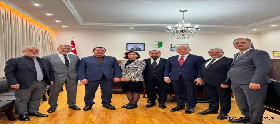 ABHAZFED  Abhazya İçişleri Bakanı Robert Kiut 'ı ziyaret etti
