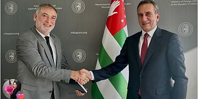 Abhazya Dışişleri Bakanı Oleg Bartsız'ı ziyaret ettik.